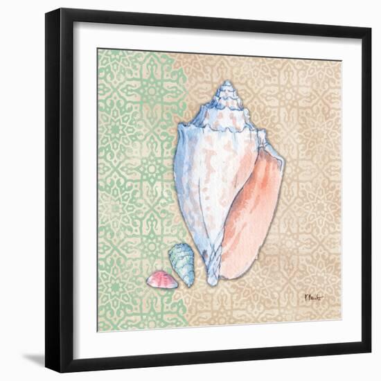 Serene Seashells III-Paul Brent-Framed Art Print