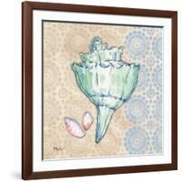 Serene Seashells IV-Paul Brent-Framed Art Print