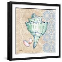 Serene Seashells IV-Paul Brent-Framed Art Print