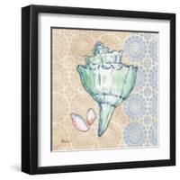 Serene Seashells IV-Paul Brent-Framed Art Print