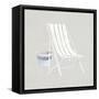 Serene Seaside III Tan-James Wiens-Framed Stretched Canvas