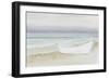 Serene Seaside with Boat-James Wiens-Framed Art Print