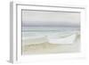 Serene Seaside with Boat-James Wiens-Framed Art Print