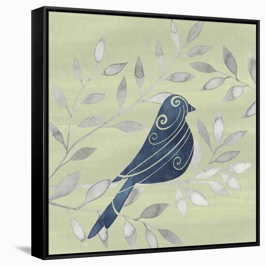 Serene Silhouette IV-Grace Popp-Framed Stretched Canvas