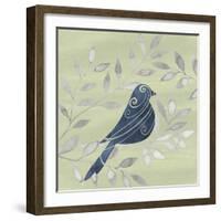 Serene Silhouette IV-Grace Popp-Framed Art Print