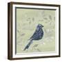 Serene Silhouette IV-Grace Popp-Framed Art Print