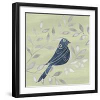 Serene Silhouette IV-Grace Popp-Framed Art Print