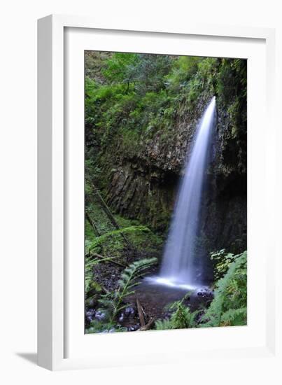 Serene Waterfall-Logan Thomas-Framed Photographic Print