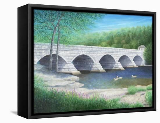 Serene Waters-Kevin Dodds-Framed Stretched Canvas