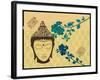 Serene-Bella Dos Santos-Framed Art Print