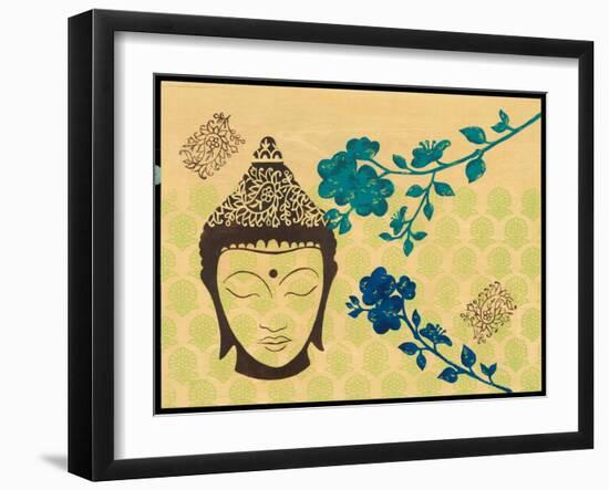 Serene-Bella Dos Santos-Framed Art Print