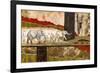 Serengeti Elephants-Joseph Poirier-Framed Art Print