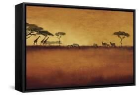 Serengeti I-Tandi Venter-Framed Stretched Canvas