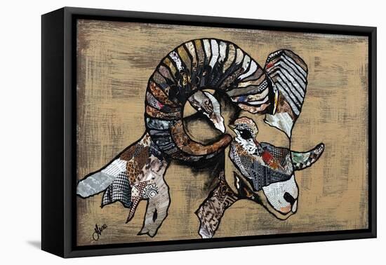 Serengeti Wildlife III-Gina Ritter-Framed Stretched Canvas