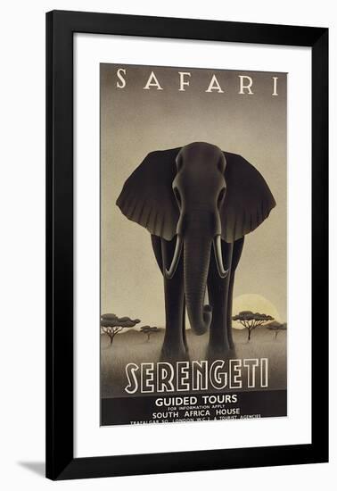 Serengeti-Steve Forney-Framed Giclee Print