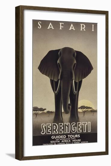 Serengeti-Steve Forney-Framed Art Print