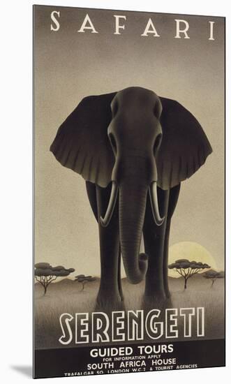 Serengeti-Steve Forney-Mounted Giclee Print