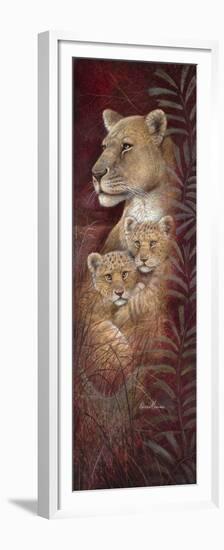 Serengetti Twins-Ruane Manning-Framed Premium Giclee Print