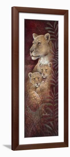 Serengetti Twins-Ruane Manning-Framed Premium Giclee Print