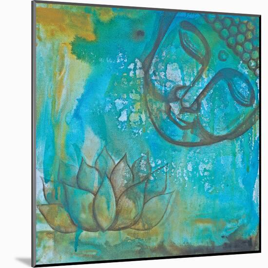 Serenity Buddha II-Pam Varacek-Mounted Art Print