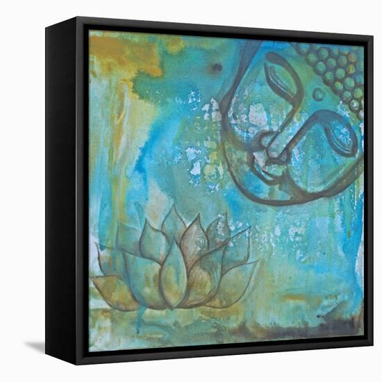 Serenity Buddha II-Pam Varacek-Framed Stretched Canvas