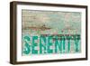 Serenity Grunge-Diane Stimson-Framed Art Print