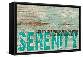 Serenity Grunge-Diane Stimson-Framed Stretched Canvas