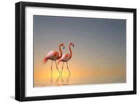 Serenity II-Anna Cseresnjes-Framed Art Print