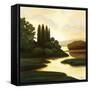 Serenity II-Mary Calkins-Framed Stretched Canvas