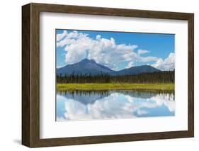 Serenity Lake in Tundra on Alaska-Andrushko Galyna-Framed Photographic Print