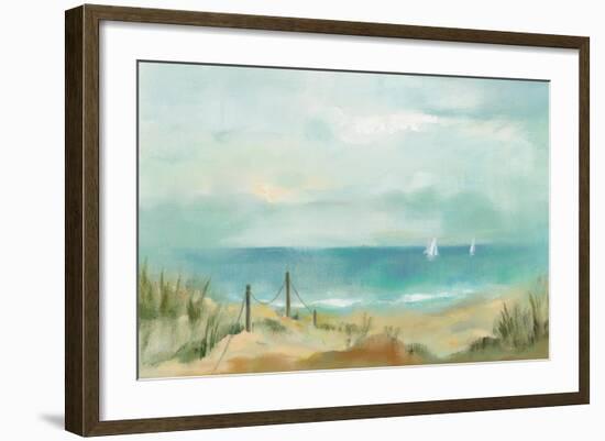 Serenity on the Beach-Silvia Vassileva-Framed Art Print