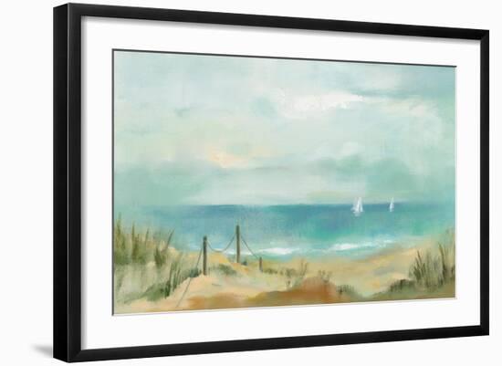 Serenity on the Beach-Silvia Vassileva-Framed Art Print