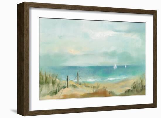 Serenity on the Beach-Silvia Vassileva-Framed Art Print