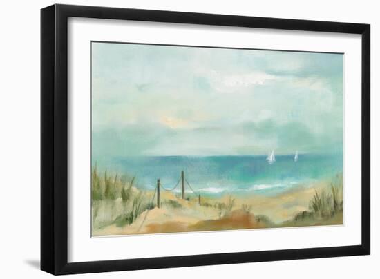 Serenity on the Beach-Silvia Vassileva-Framed Premium Giclee Print