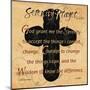 Serenity Prayer Cross-Diane Stimson-Mounted Art Print