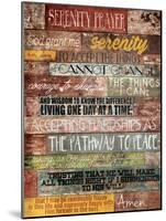 Serenity Prayer-Jace Grey-Mounted Art Print