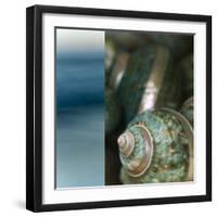 Serenity Shores II-Sidney Aver-Framed Art Print