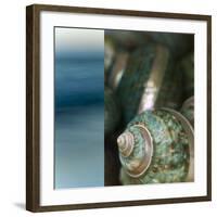 Serenity Shores II-Sidney Aver-Framed Art Print