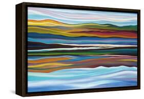 Serenity-Hyunah Kim-Framed Stretched Canvas