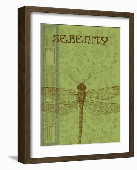 Serenity-Ricki Mountain-Framed Art Print