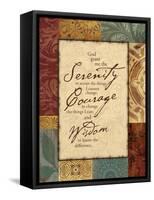 Serenity-Jace Grey-Framed Stretched Canvas