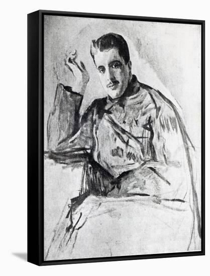 Serge Diaghilev, 1904-Valentin Aleksandrovich Serov-Framed Stretched Canvas