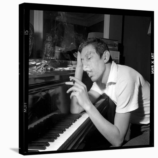 Serge Gainsbourg Smoking-DR-Stretched Canvas