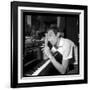 Serge Gainsbourg Smoking-DR-Framed Photographic Print