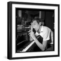 Serge Gainsbourg Smoking-DR-Framed Photographic Print