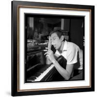 Serge Gainsbourg Smoking-DR-Framed Photographic Print