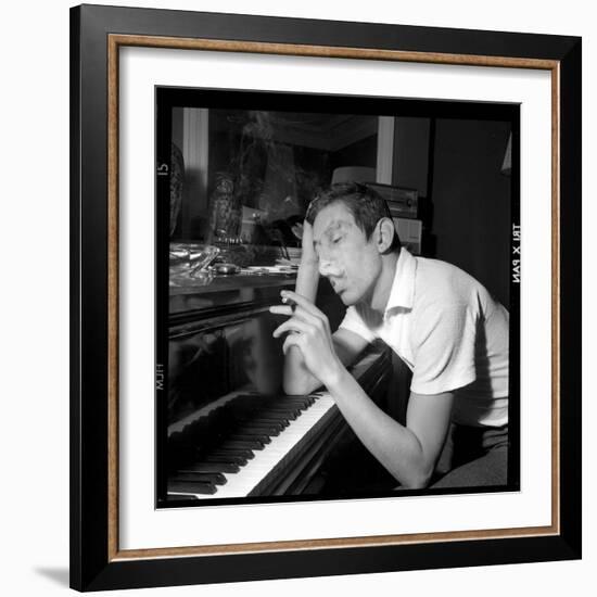 Serge Gainsbourg Smoking-DR-Framed Photographic Print