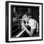 Serge Gainsbourg Smoking-DR-Framed Photographic Print
