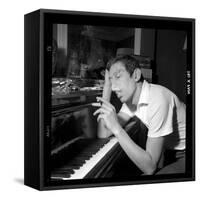 Serge Gainsbourg Smoking-DR-Framed Stretched Canvas