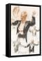 Serge Koussevitzky Conducting-Alexander Yevgenyevich Yakovlev-Framed Stretched Canvas